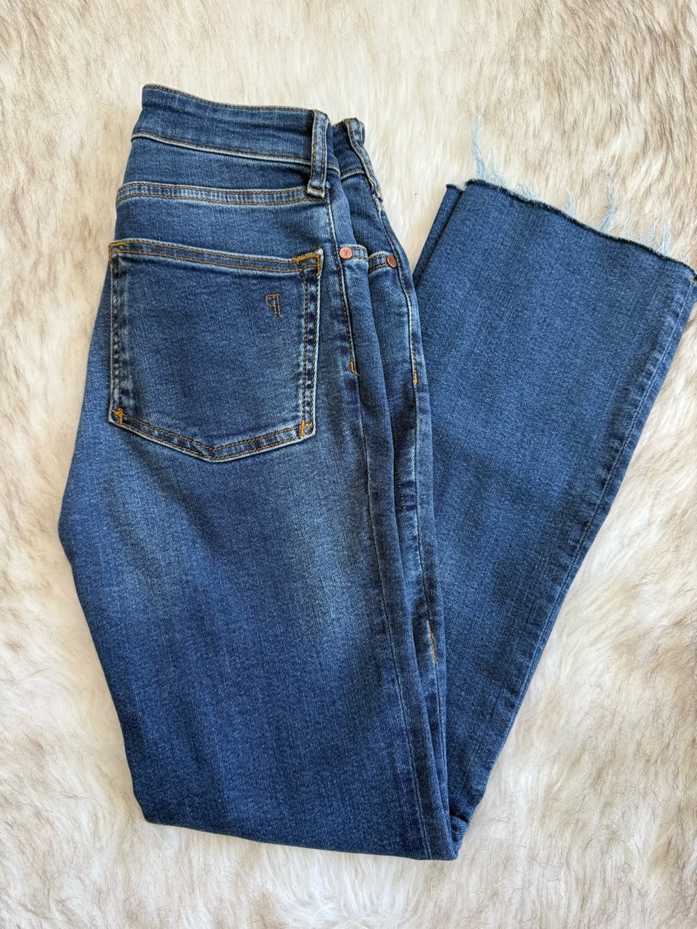 Pilcro Mid Rise Blue Women’s Jeans